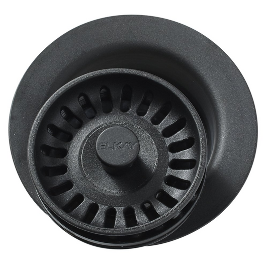 Elkay® Polymer 3-1/2" Disposer Flange with Removable Basket Strainer and Rubber Stopper